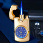 Winddichtes Sturmfeuerzeug mit Uhr