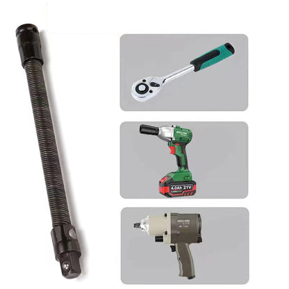 🔩 LIMITED-TIME 50% RABATT! ⚙️ Flexible Steckschlüssel-Verlängerung 1/2" – Biegbar, Stabil, Vielseitig, 25/36 cm ✨