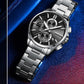 🔥Herren-Edelstahl-Business-Armbanduhr
