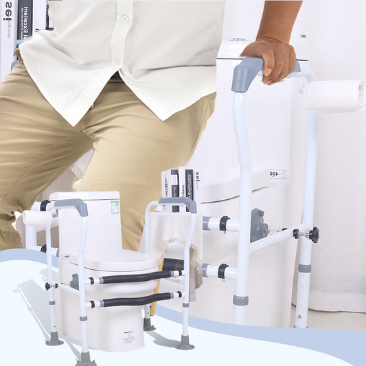 🚿 PROMO FLASH : 50% DE RÉDUCTION ! Barres d'Appui de Sécurité pour Toilettes – Hauteur Réglable & Ventouses Antidérapantes for Soutien Fiable au Quotidien 🛡️✨