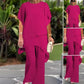 👚 60% RABATT! ✨ Charmantes Set aus Asymmetrischem Oberteil & Weite-Hose – Bequem, Elegant & Perfekt für den Frühling 🌸