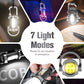 50% de Réduction – Lampe de Poche Porte-Clés Rechargeable, 7 Modes