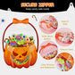 Sachets Cadeaux d'Halloween Zippés avec Poignée – Motifs Citrouille