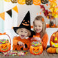 Sachets Cadeaux d'Halloween Zippés avec Poignée – Motifs Citrouille