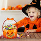 Sachets Cadeaux d'Halloween Zippés avec Poignée – Motifs Citrouille