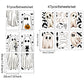 Stickers Électrostatiques d'Halloween pour Vitres – Fantômes Double Face Réutilisables