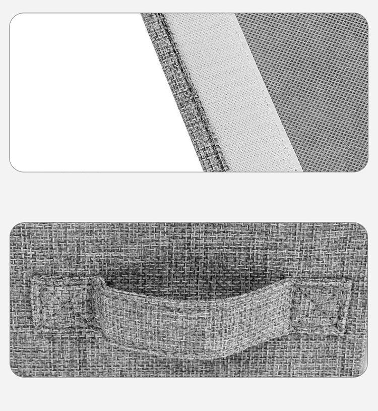 📢📢40% DE RÉDUCTION !! ⏰ Set de Draps Pliables Organiseur – Lin Imitation + Carton – Fenêtre Transparente & Fermeture Solide pour Literie Queen/King 📦
