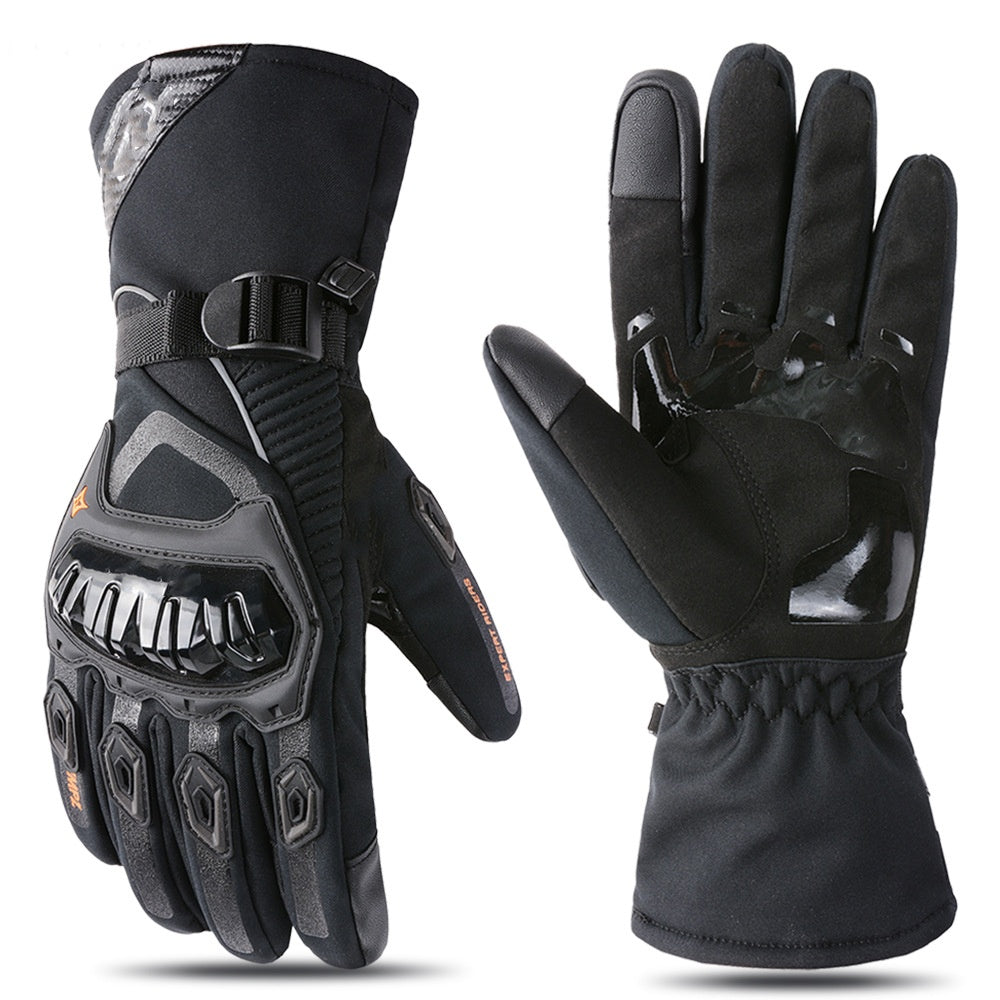 50% de Réduction – Gants Moto Hiver Chauds Imperméables et Coupe-Vent, Renforts Gel Antidérapants pour Conduite par Temps Froid