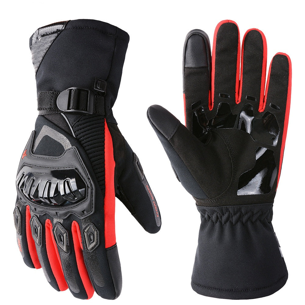 50% de Réduction – Gants Moto Hiver Chauds Imperméables et Coupe-Vent, Renforts Gel Antidérapants pour Conduite par Temps Froid