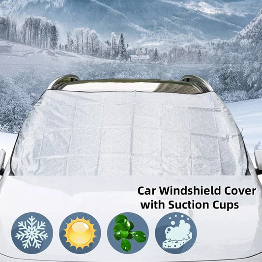 50% de Réduction – Protection Pare-Brise à Ventouses Anti-Givre et Anti-UV