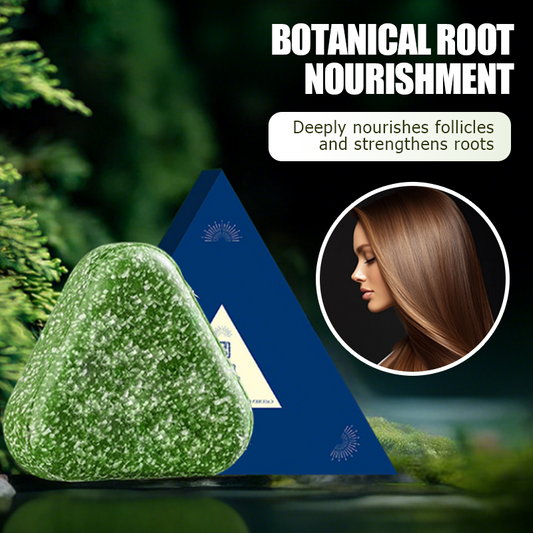 Natürliches festes Shampoo zur Stärkung der Haare