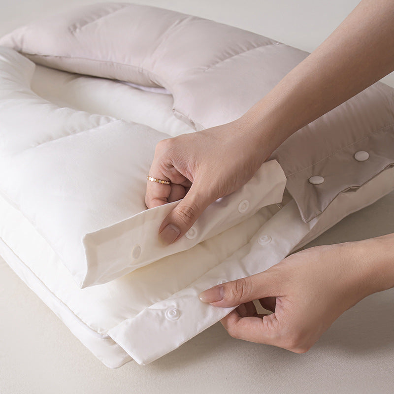 Oreiller Cervical Ergonomique Double Couche – Hauteur Ajustable & Soutien de la Nuque