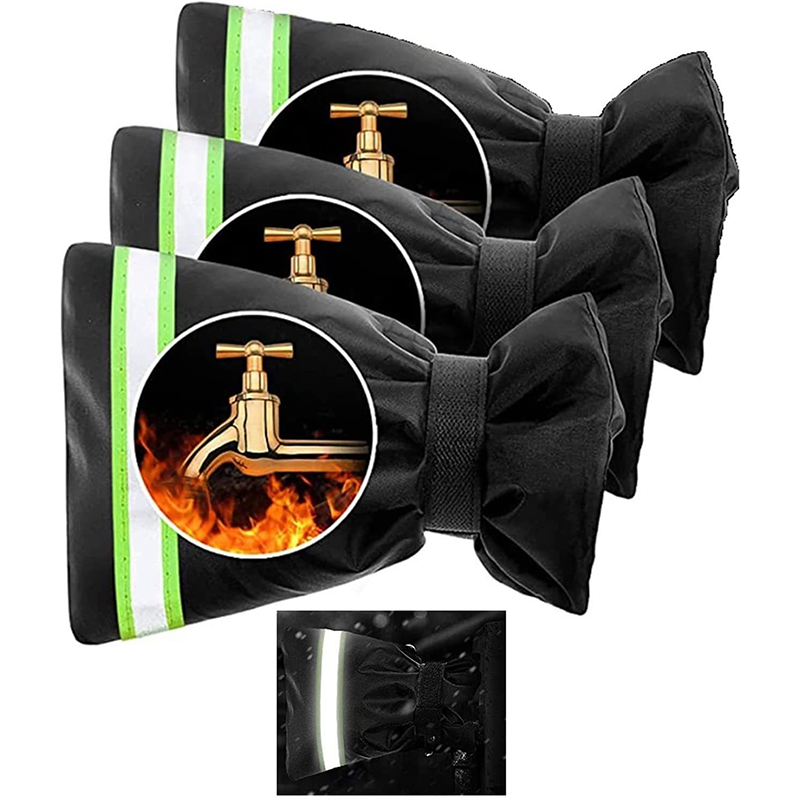 50% de Réduction – Housse Isolante pour Robinet Extérieur, Protection Anti-Gel et Froid Hiver, Tissu Oxford Imperméable