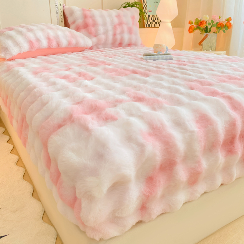 Drap-Housse Épais en Peluche Chaude – Confort & Douceur d'Hiver