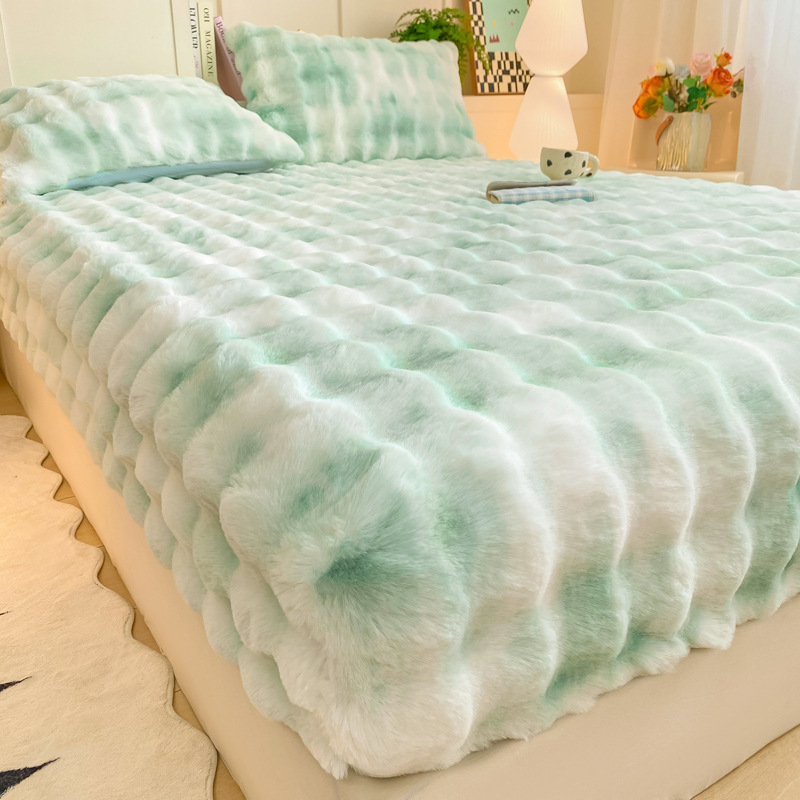 Drap-Housse Épais en Peluche Chaude – Confort & Douceur d'Hiver