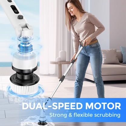 💐60% DE RÉDUCTION ! Brosse Électrique Extensible – Atteint Tous les Recoins sans Effort 🦒✨【Offre Limitée】