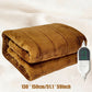 🔥⚡ Couverture Chauffante Multifonction : 6 Niveaux de Chaleur & Minuterie ❄️💧 Peluche Ultra-Douce, Chauffage Instantané. Protection Anti-Surchauffe & Lavable en Machine.
