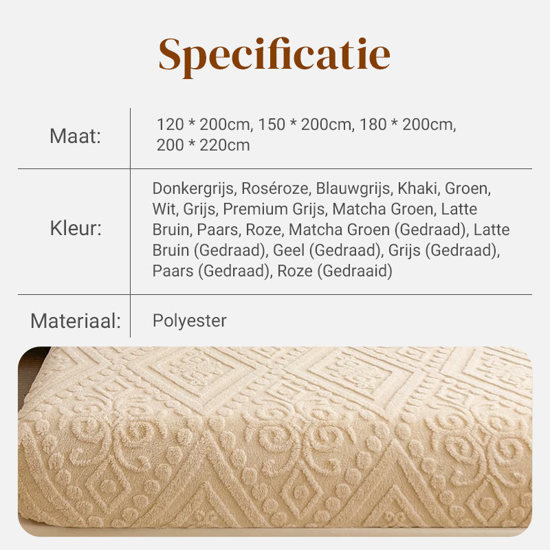 📢 45% de Réduction – Drap-Housse en Tricot Extensible avec Élastique 360°, Tissu Gaufré Moelleux Bonnet 30 cm