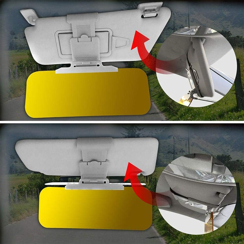 📢 56% de Réduction – Pare-Soleil Anti-Éblouissement Voiture Jour et Nuit, Écran Anti-Reflets Réglable PVC Durable