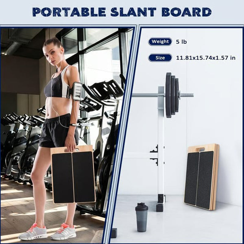 50% de Réduction – Planche Inclinée en Bois Massif, Pliable
