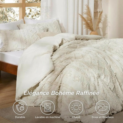 📢📢50 % DE RÉDUCTION !!!⏰Parure de lit confortable 3 pièces
