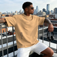 Herren Urban Style Loose Fit T-Shirt – Premium Baumwollmix, Lässiger Oversize-Schnitt & Grafikdruck