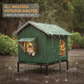 🐈 -50% ! 🌧️ Maison pour Chat Extérieure Surélevée Toutes Saisons – Oxford + Aluminium Thermique – Imperméable & Isolée – Pliable pour Confort Douillet ✨