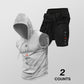 ⌛ Nur noch 1 Woche – 50 % auf alles + kostenloser Versand! ⏰Herren Sport-Set – ärmelloses Hoodie & Shorts – atmungsaktiv, schnelltrocknend & bequem 🏃‍♂️💪