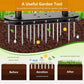 🌿🛒 -60% ! 🏡 Aérateur de Pelouse Manuel – Acier Carbone, Éjection à Ressort & Manche Réglable pour Jardin & Cour.