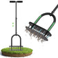 🌿🛒 -60% ! 🏡 Aérateur de Pelouse Manuel – Acier Carbone, Éjection à Ressort & Manche Réglable pour Jardin & Cour.