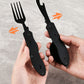 ⏳Offre Limitée 50% DE RÉDUCTION⏰Couverts Pliables 4-en-1 – Compacts, Acier Inoxydable, Multi-Outils 🍴⛰️