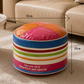 Pouf Ottoman de Rangement 2-en-1 – Similicuir, Design Bohème, Multifonctionnel