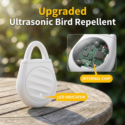 🐦🛒 -50% ! 🔊Répulsif Ultrasonique Portable – Multi-Modes, Batterie 90 mAh & Charge USB-C