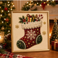 🎄 Kit Créatif de Noël en Perles & Strass – 5 Motifs Festifs, Format 20×20 cm