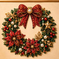 🎄 Kit Créatif de Noël en Perles & Strass – 5 Motifs Festifs, Format 20×20 cm