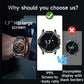 Montre Connectée Sport 1000 mAh – Écran HD 1,7 Pouce, 100+ Modes Sport, Lampe LED