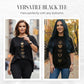 ❤️ T-Shirt Femme Manches Courtes Imprimé Cœurs | Coupe Décontractée & Confortable 💕
