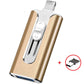 50% de Réduction – Clé USB OTG 3-en-1 USB 3.0 pour iPhone, Android et PC