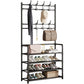 🏠 PROMO FLASH : 50% DE RÉDUCTION ! ✨ Banc d'Entrée avec Étagère 3‑en‑1 – Porte-Chaussures, Porte-Vêtements & Rangement – Tube Métallique 16 mm, 4/5 Niveaux for Petits Espaces 🪑✨