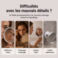50% de Réduction – Miroir Grossissant x10 LED et Ventouse