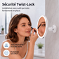 50% de Réduction – Miroir Grossissant x10 LED et Ventouse