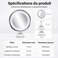 50% de Réduction – Miroir Grossissant x10 LED et Ventouse
