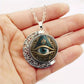 🖤 PROMO LIMITÉE 52% DE RÉDUCTION ! ✨ Collier Pendentif Œil Omniscient Vintage – Mystérieux, Rétro, Polyvalent ✨