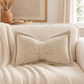 🦋Achetez 1, obtenez 1 gratuit！🎀 Coussin décoratif en chenille forme nœud papillon – 30×50 cm, 9 coloris, housse et garnissage inclus, le nœud tout doux qui sublime votre canapé, votre lit ou votre coin lecture 🛋️💕
