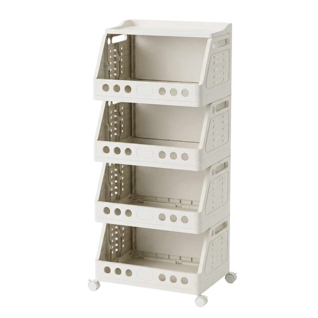 👞 PROMO FLASH : 50% DE RÉDUCTION ! Organisateur de Rangement Pliable à Plusieurs Niveaux – Roulettes 360° & Gain de Place for Un Intérieur Organisé et Mobile ✨📦