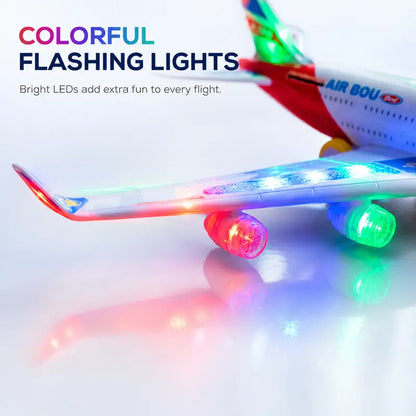 ✈️ PROMO LIMITÉE 50% DE RÉDUCTION ! ✨ Avion Modèle Électrique Sons & Lumières – Amusant, Robuste ✨