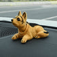 📢📢40% DE RÉDUCTION !! ⏰Décoration de Tableau de Bord Voiture Chien Hochet Mignon