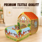 ⏳ PROMO FLASH : 50% DE RÉDUCTION ! ⛺ Tente Cabane Intérieure pour Enfants – Tissu Léger & Panneaux Filet – Espace de Jeu Imaginarif for Chambres & Salles de Jeux 🎪