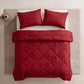 📢 PROMO FLASH : 50% DE RÉDUCTION ! Parure de Couette Matelassée 3 Pièces avec Taies d'Oreiller
