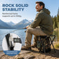 Sac à Dos Chaise Pliante Portable 2-en-1 Tabouret de Camping Outdoor